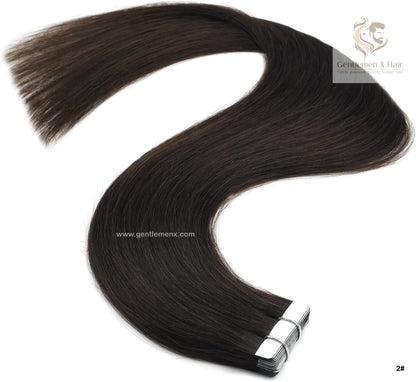 Arnomeda STW 24''-26 Premium Quality Tape In Human Hair Extension 100% Remy Human Hair 20 Pieces X4cm Wide ”42g