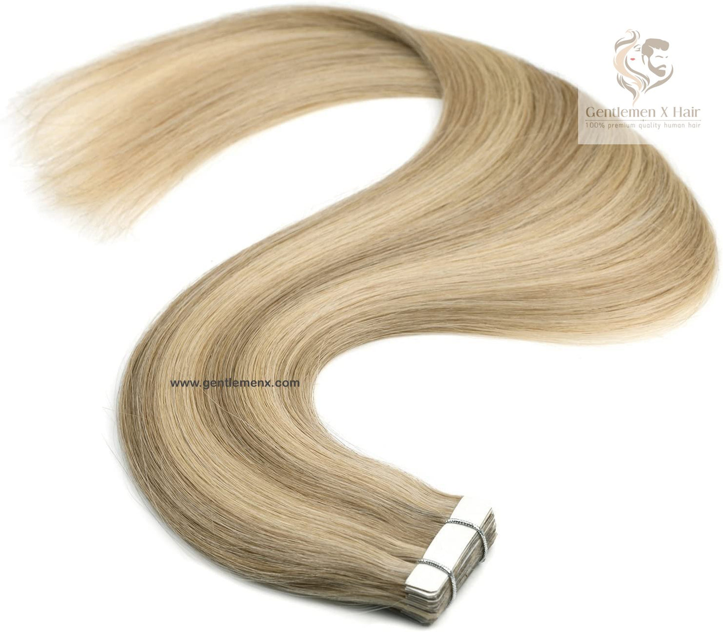 Arnomeda STW 24''-26 Premium Quality Tape In Human Hair Extension 100% Remy Human Hair 20 Pieces X4cm Wide ”42g