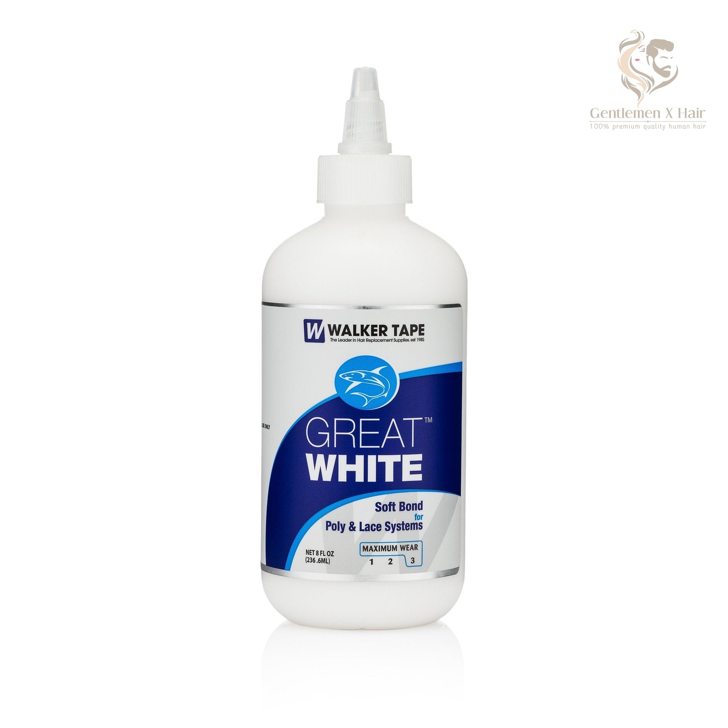 Walker Tape Great White Adhesive  Gentle on Skin, Strong on Hold.