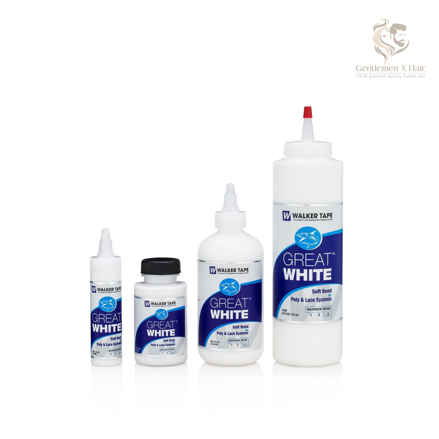 Walker Tape Great White Adhesive  Gentle on Skin, Strong on Hold.