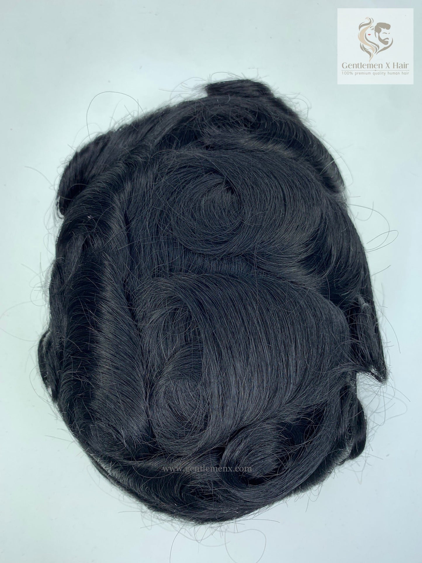 Gentlemen X Premium Thin Skin injected V Hairpiece With European Virgin Hair Men's 100% Human Hair Toupee Hairpieces  Men's Hair 0.006mm