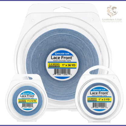Walker Tape Lace Front Support Tape Rolls  Strong, Secure & Reliable Hold.
